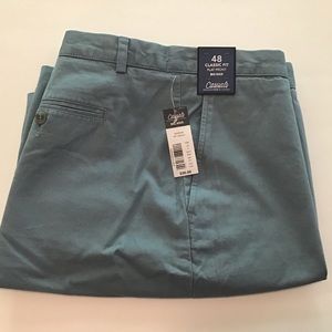 Shorts 48 Classic Fit Antique Blue Flat Front NWT